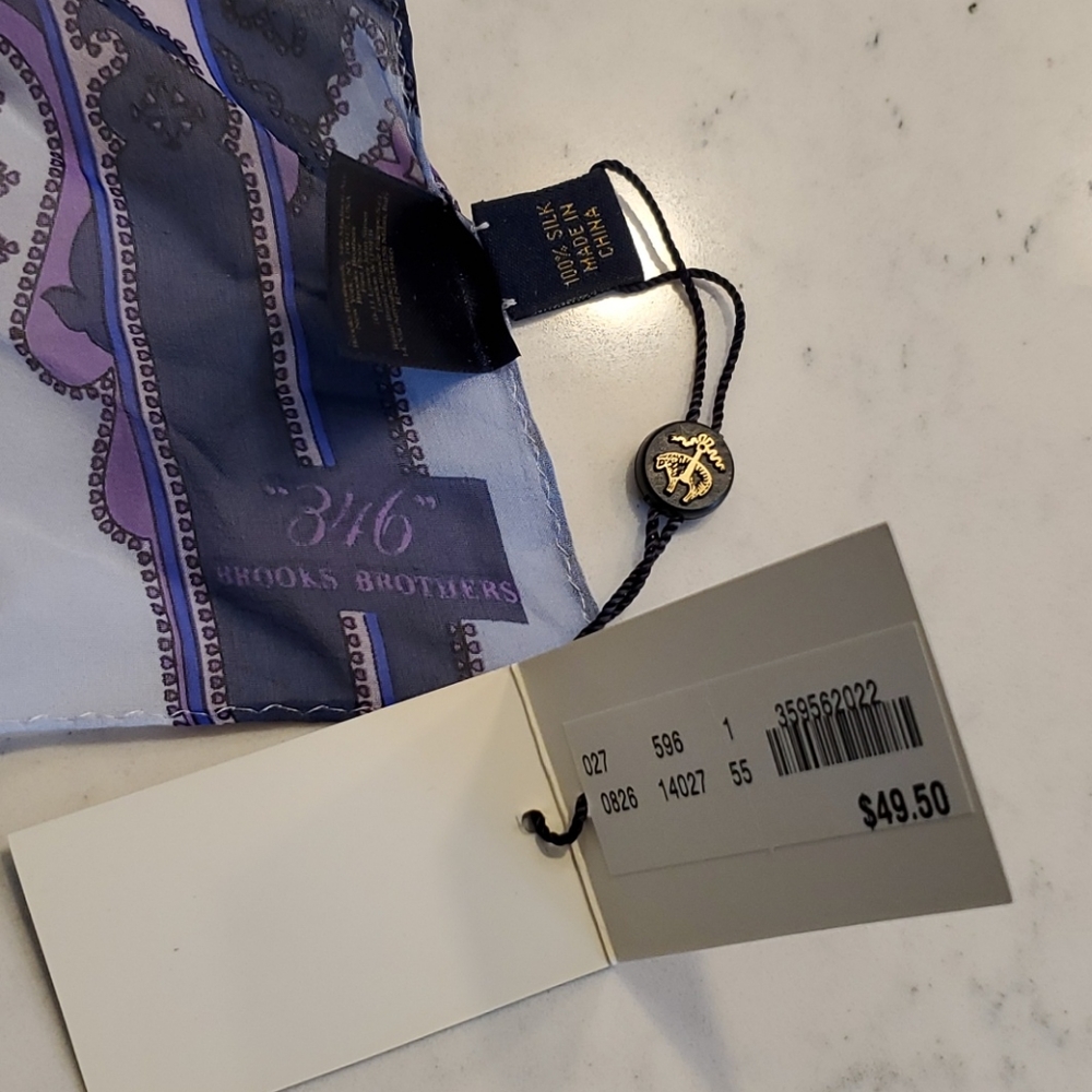 Brooks Brothers silk scarf